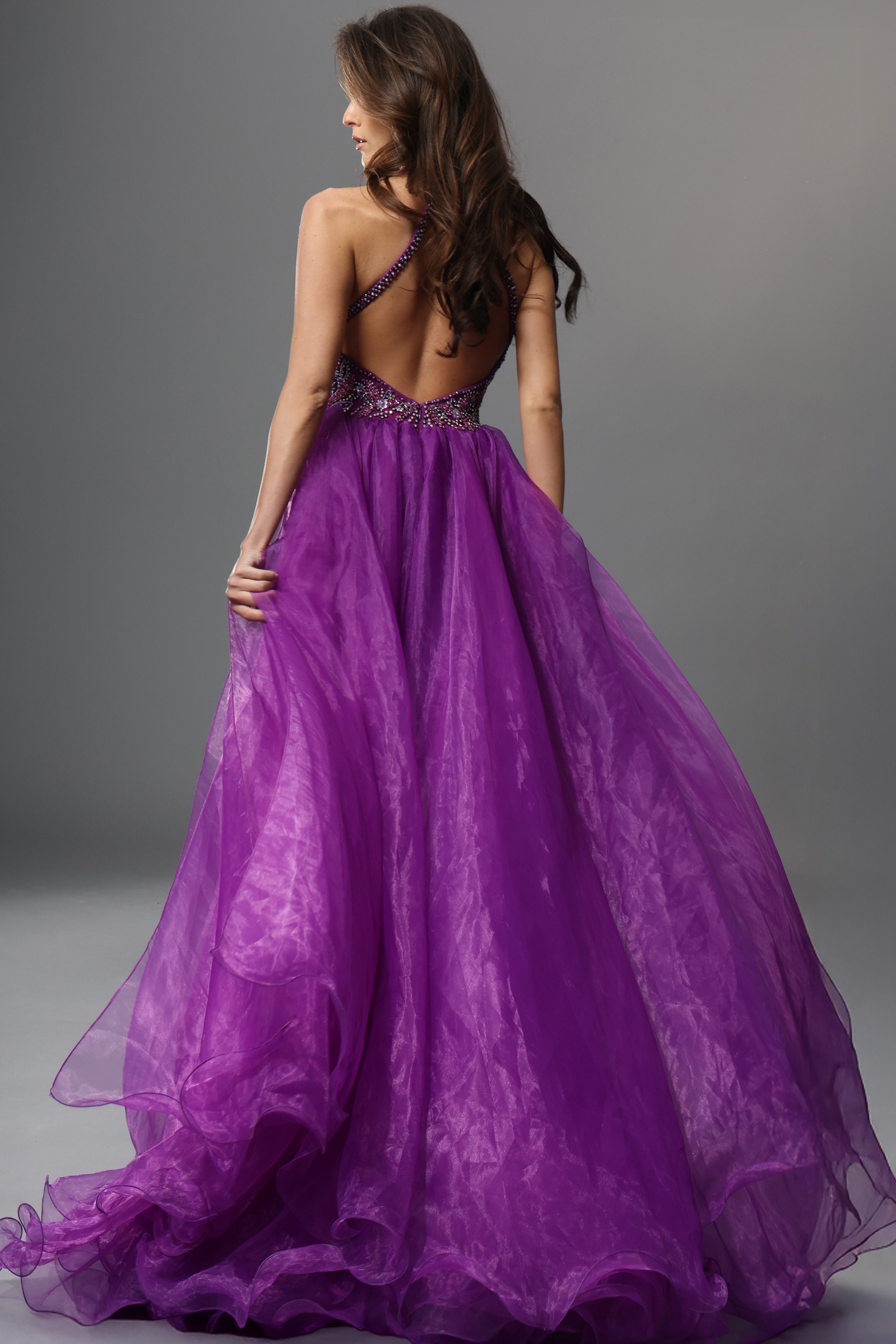 Beaded Slit Overskirt Sheath Long Dress 46621 | Jovani
