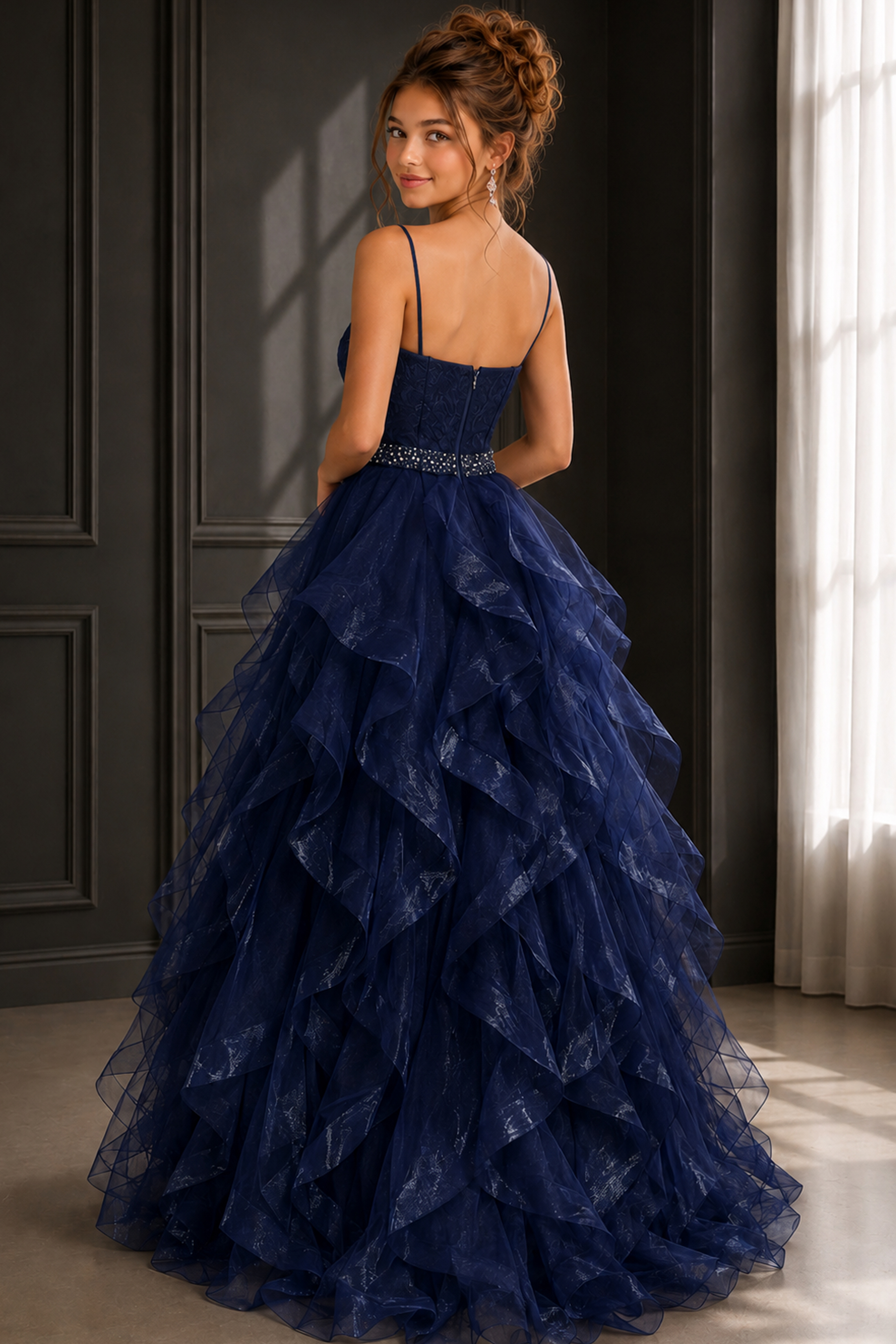 Enchanting Ruffled Ball Gown K23519 | Jovani